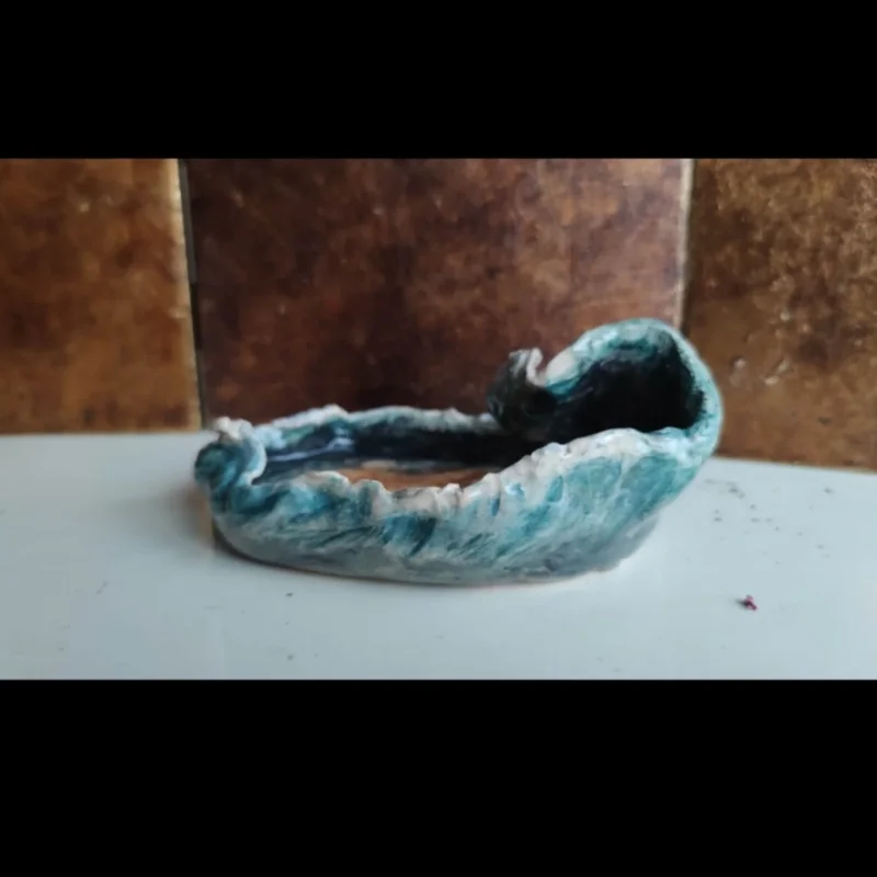 Ola — cuenco cerámico de forma orgánica inspirado en el mar