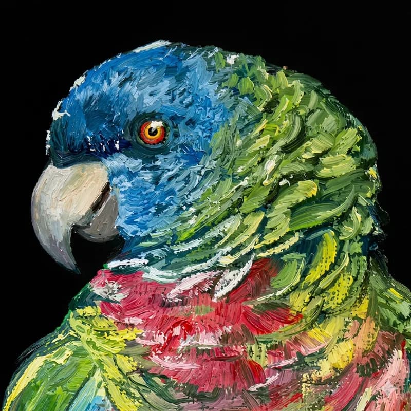 Retrato de loro